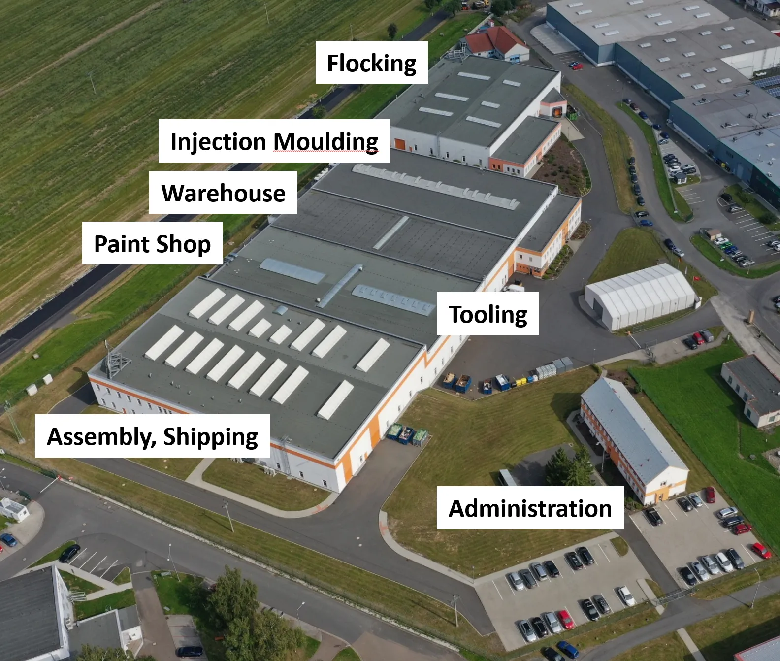 Produktion in Janovice, Tschechische Republik